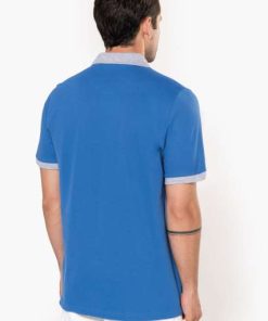 Alternative view of MEN'S TWO-TONE PIQUÉ POLO SHIRT – KA258