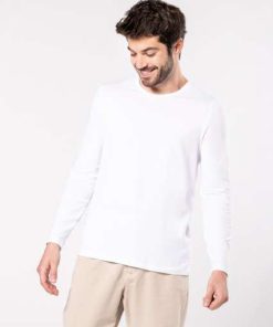 Alternative view of MEN'S LONG-SLEEVED CREW NECK T-SHIRT – KA3016