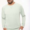 MEN'S ORGANIC COTTON CREW NECK RAGLAN SLEEVE SWEATSHIRT – KA480