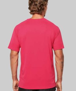 MEN’S V-NECK SHORT-SLEEVED SPORTS T-SHIRT – PA476