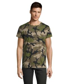 SOL'S CAMO MEN - ROUND COLLAR T-SHIRT – SO01188