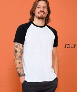 Alternative view of SOL'S FUNKY - MEN'S 2-COLOUR RAGLAN SLEEVES T-SHIRT – SO11190
